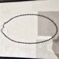 Halskette Dal Maso Gioielli Herr in Silber Ematite DZGCL004 - DZGCL004
